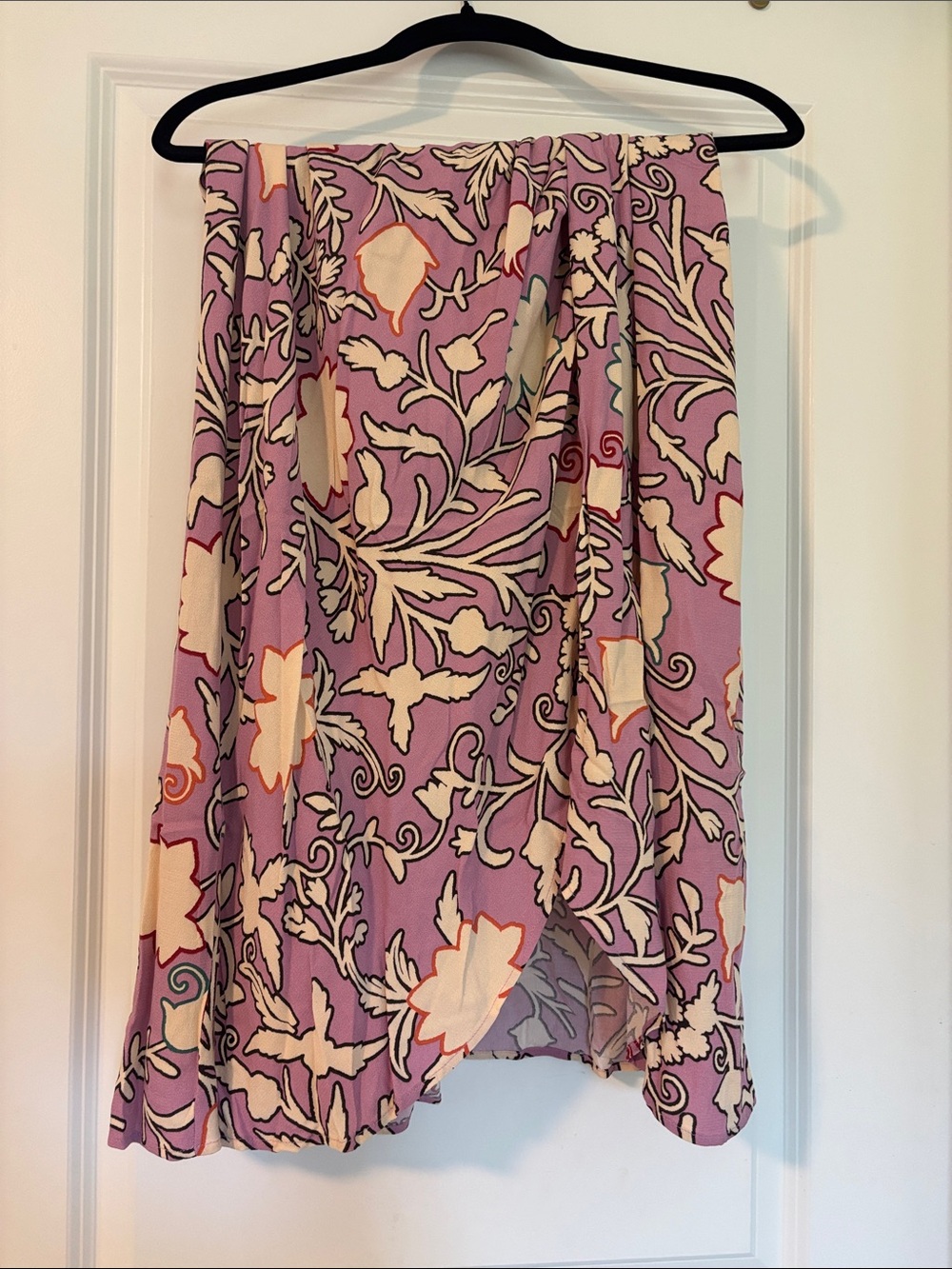 Knox Rose Lavender Floral High-Low Skirt